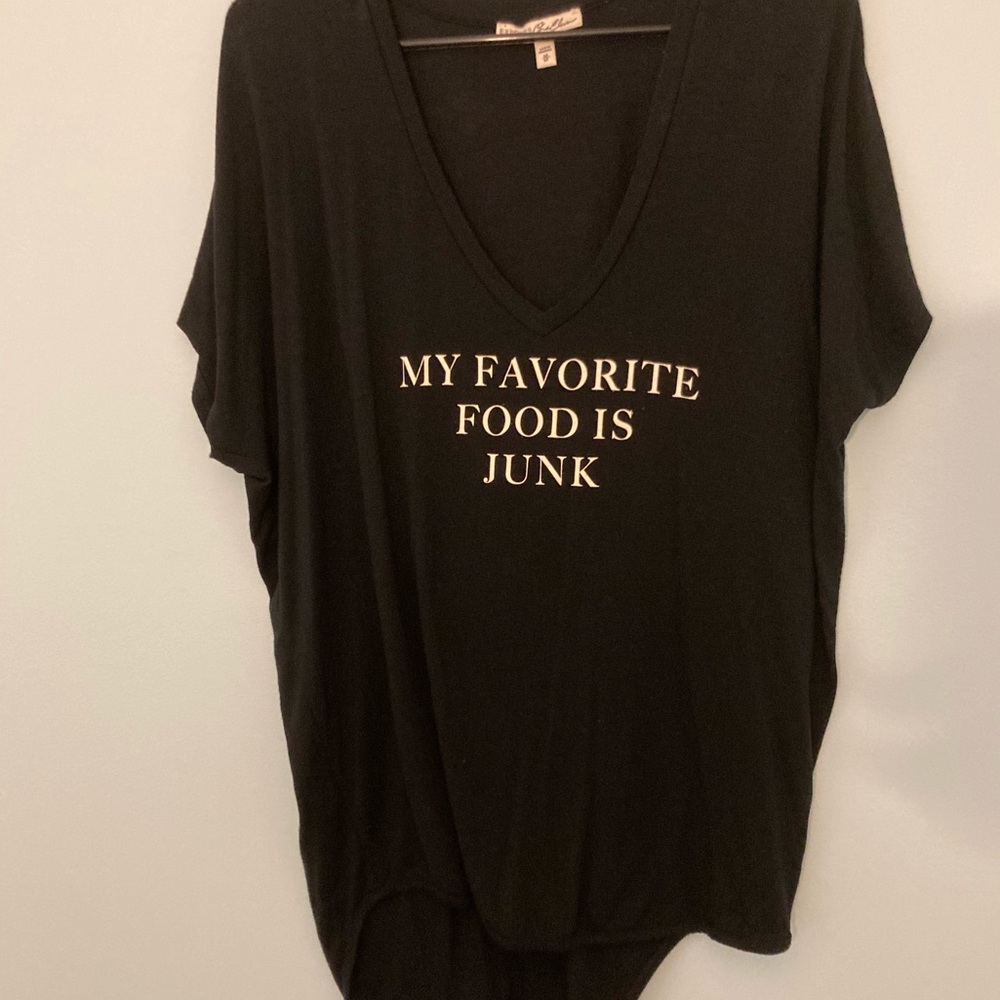 Express V-Neck Oversized Top